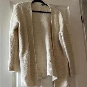 Aerie Cozy Cream Open-Front Cardigan